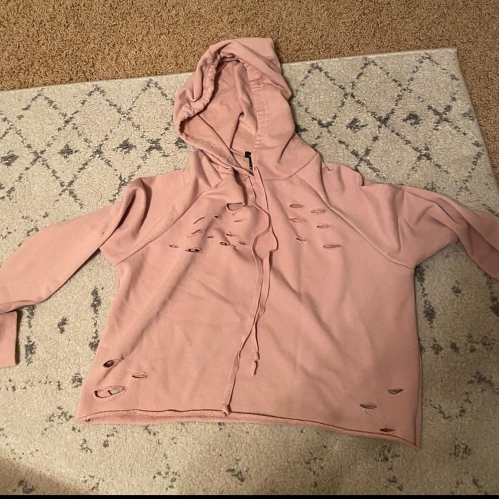 Cropped hoodie